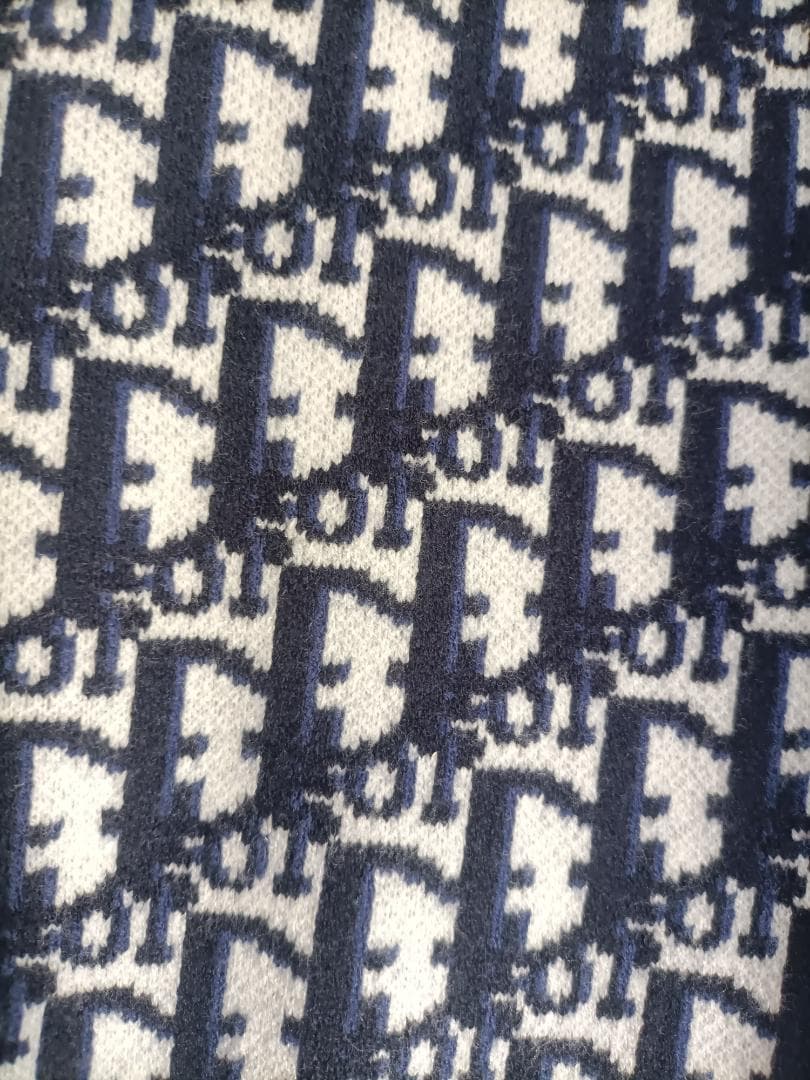 ネイビー✭ディオール 長袖ニット Christian Dior セーター　L