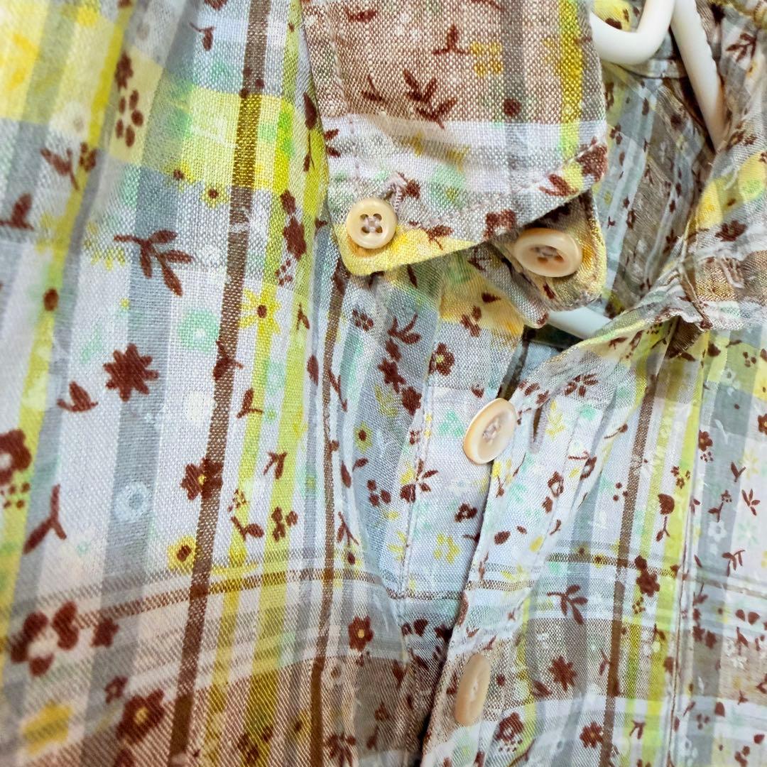 45R フォーティファイブアール 麻100％ シャツ 長袖 美品