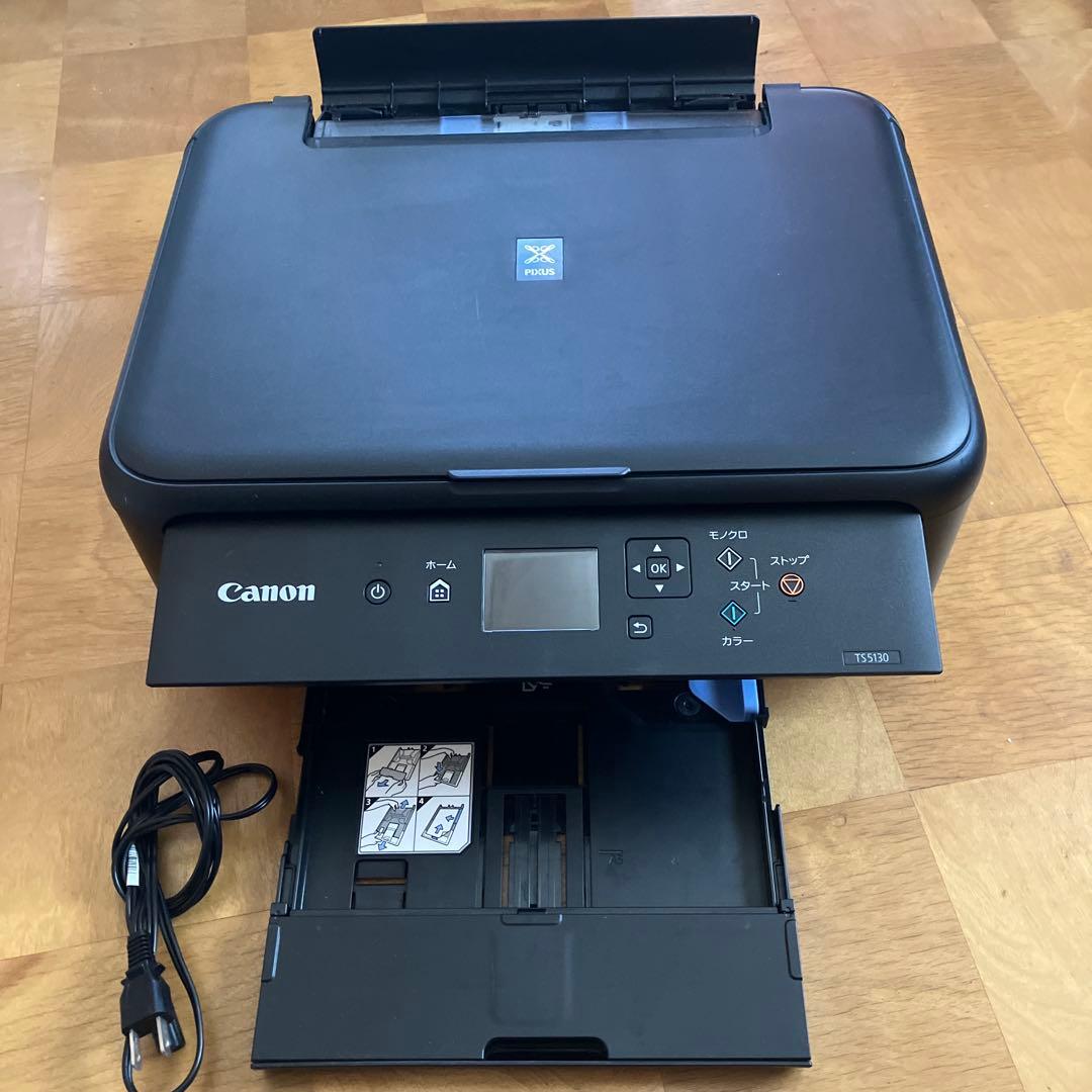キャノン　A4インクジェットプリンター　PIXUS TS5130 ブラック
