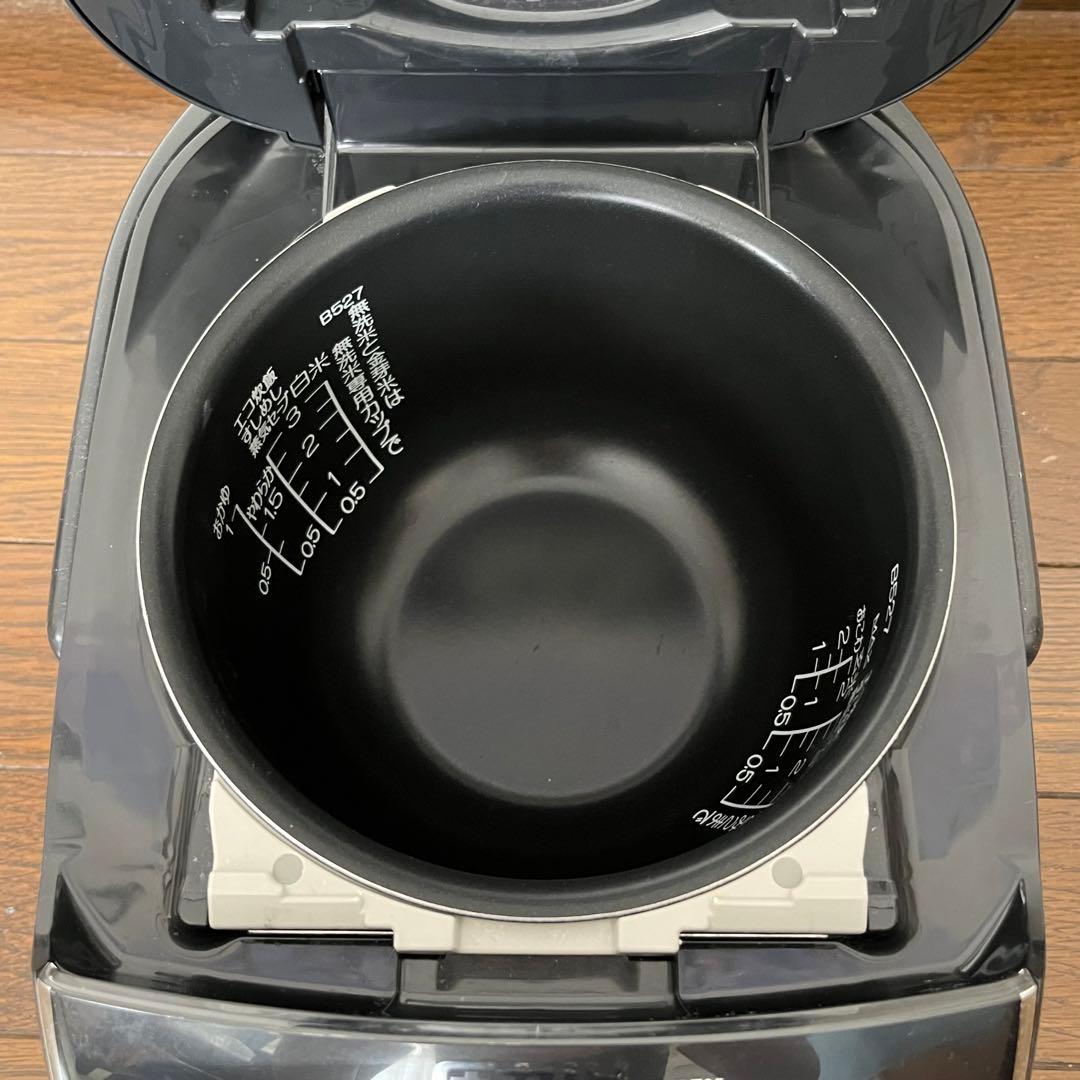 圧力IH炊飯器 NP-RZ05型 黒色 ZOJIRUSHI 取扱説明書付き 3合