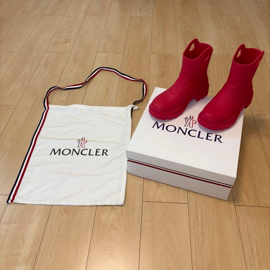 モンクレール MONCLER レインブーツ ピンク 37（約23.5~24cm）