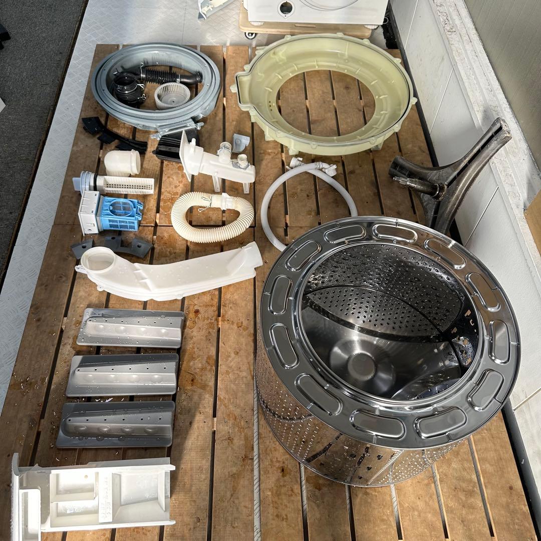 SHARP ES-S7E-WL 2020年製　ドラム式洗濯機　分解洗浄