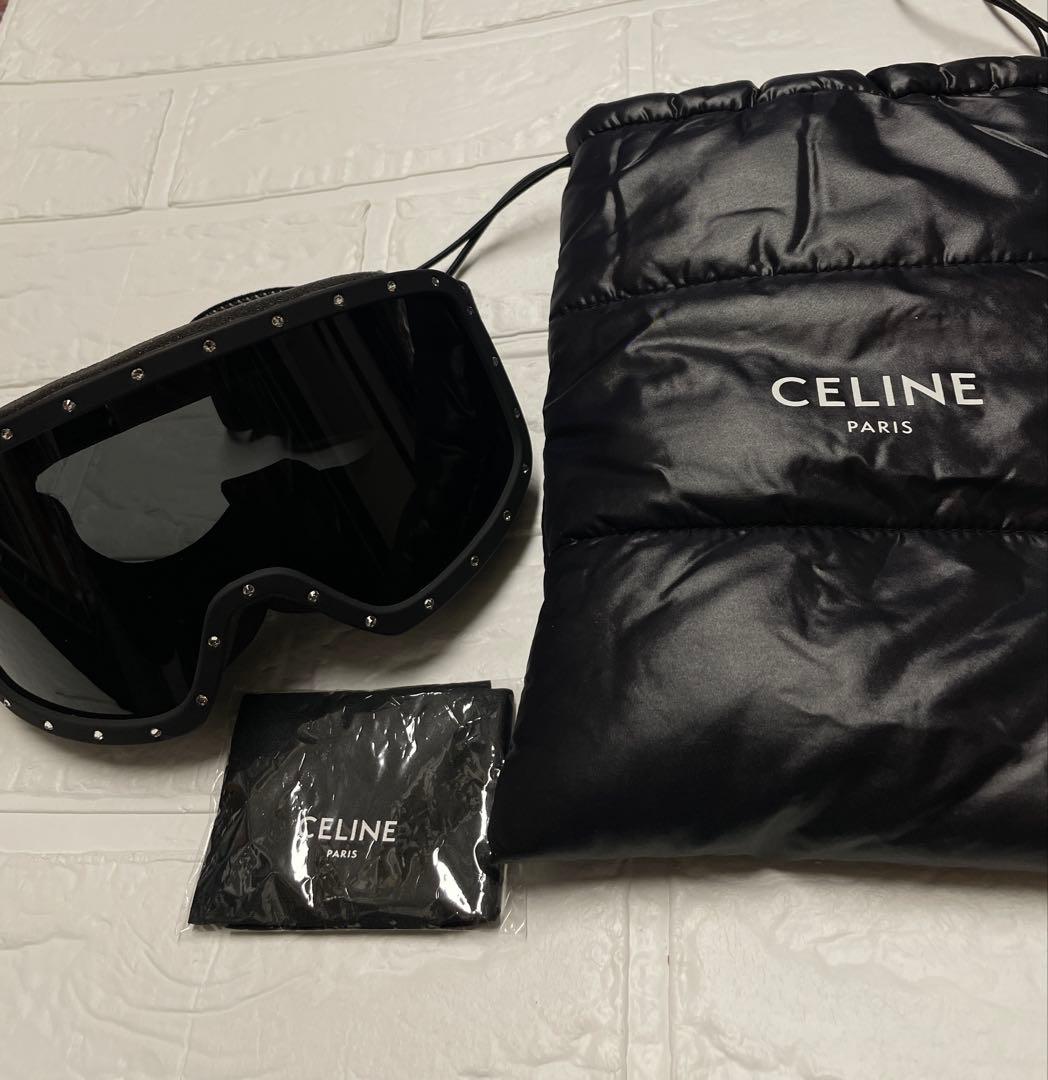 【未使用】CELINEセリーヌ　スタッズ付きスキーゴーグル　❤︎