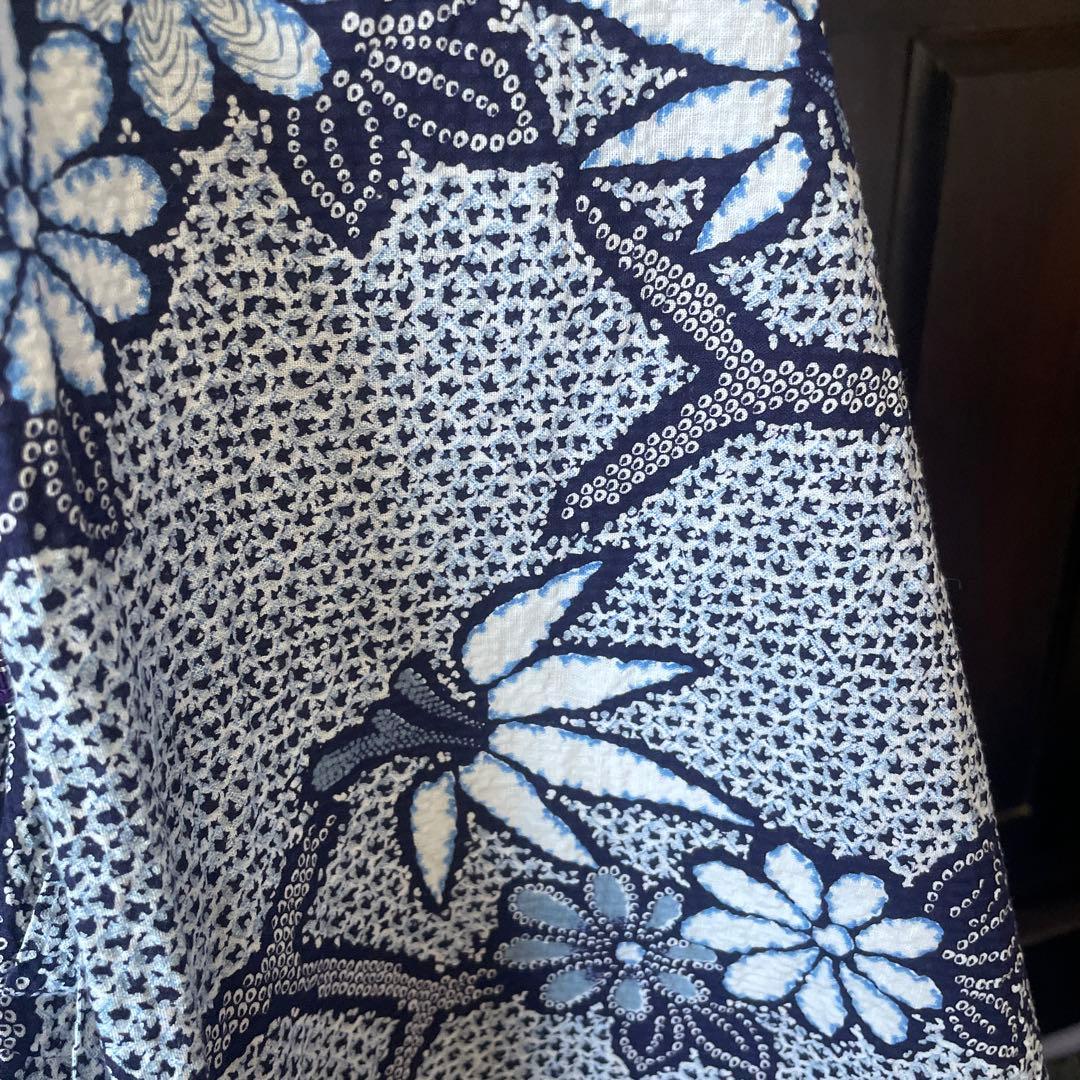 浴衣　有松絞り　身丈140 身長150㎝位の方にピッタリ