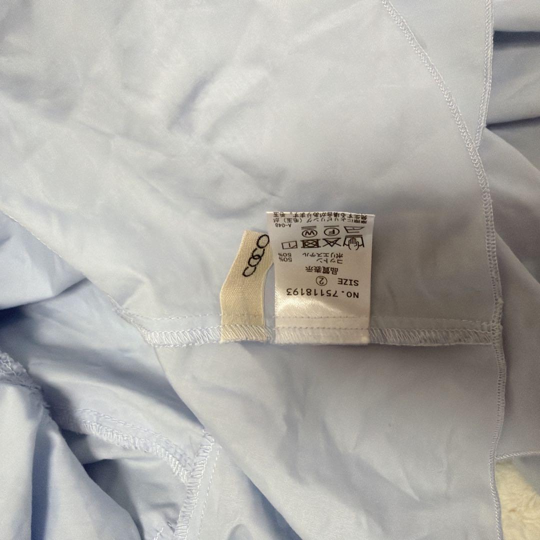 COCO DEAL リボンペプラムフリルブラウス ライトブルー