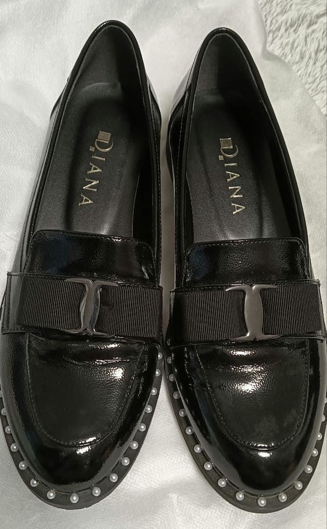 DIANA☆ダイアナ☆リボン×パールローファー