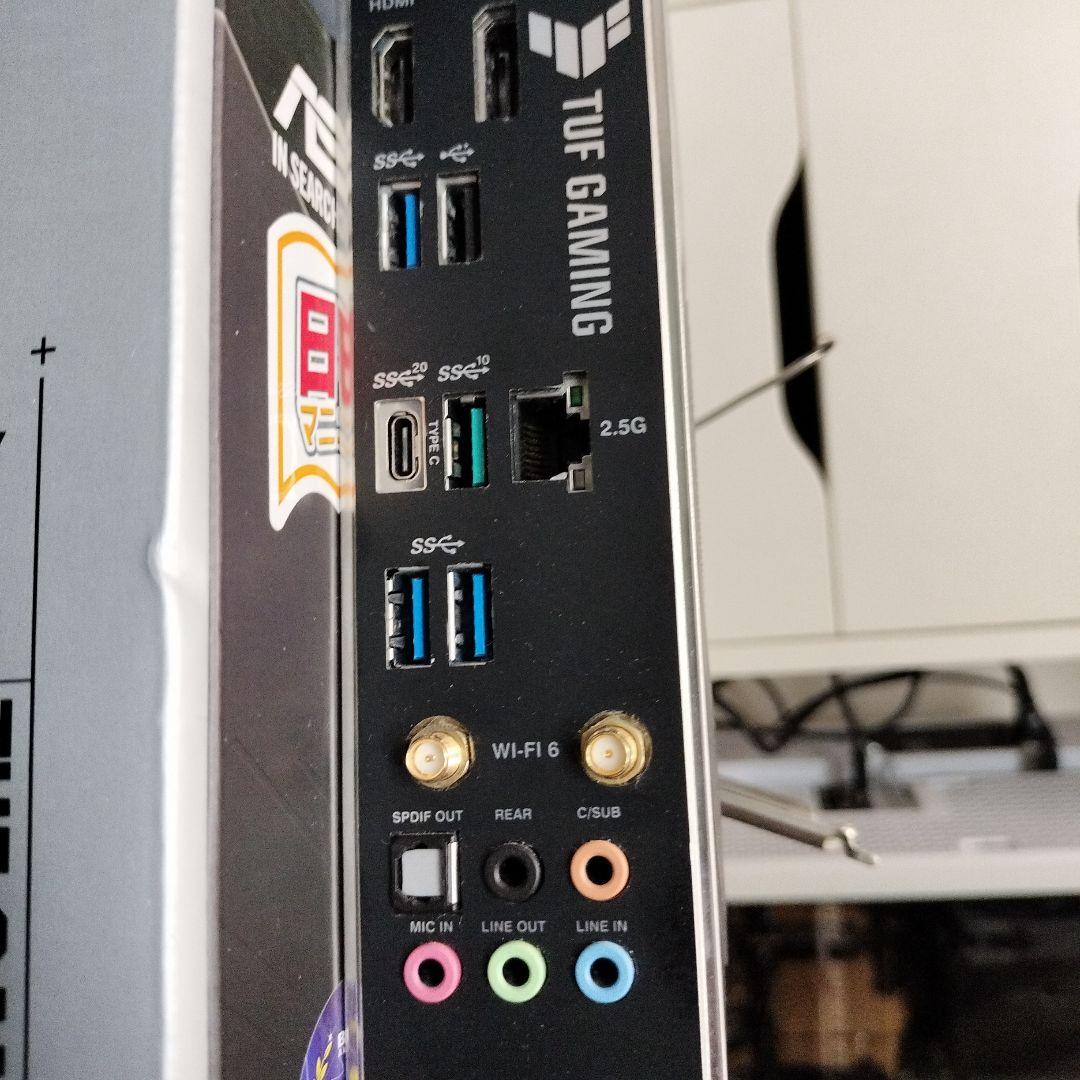 動作確認済　ASUS TUF Gaming B660-PLUS WIFI D4