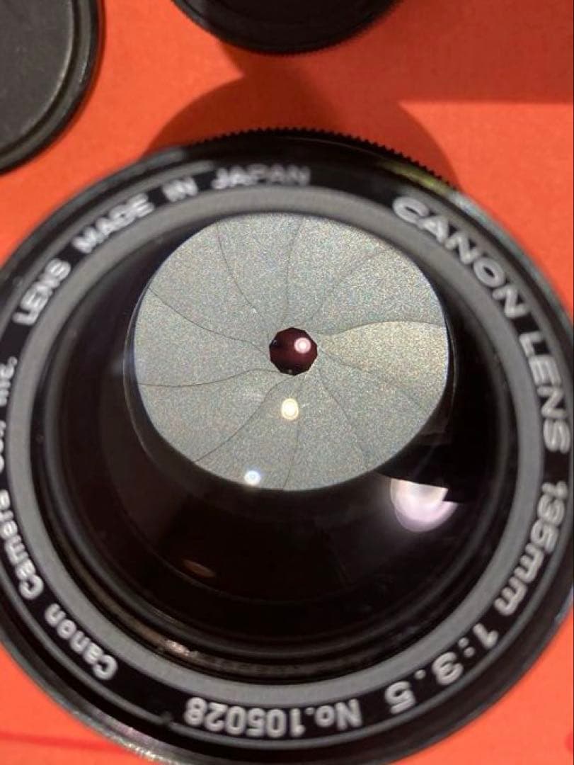 Canon 135mm L39マウント、ビューファインダー