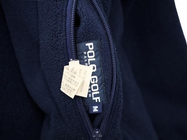 ポロゴルフ ラルフローレン ジップアップ リバーシブル フリース ジャケット M
