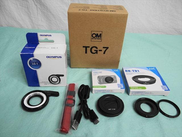 ★OM SYSTEM Tough TG-7 付属品多数　美品