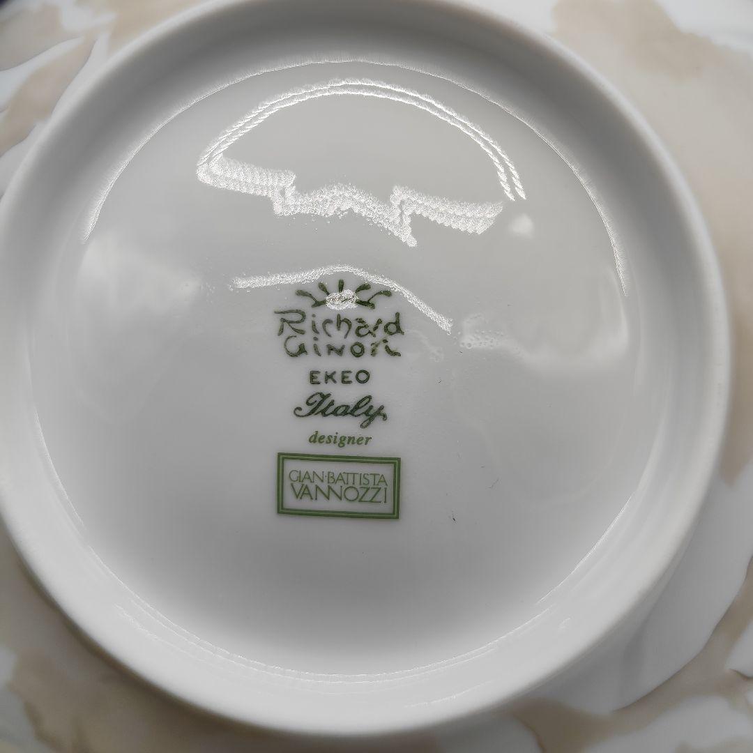 希少 リチャードジノリ　ゴールド 金彩 マルコポーロ　大皿　1枚　廃番
