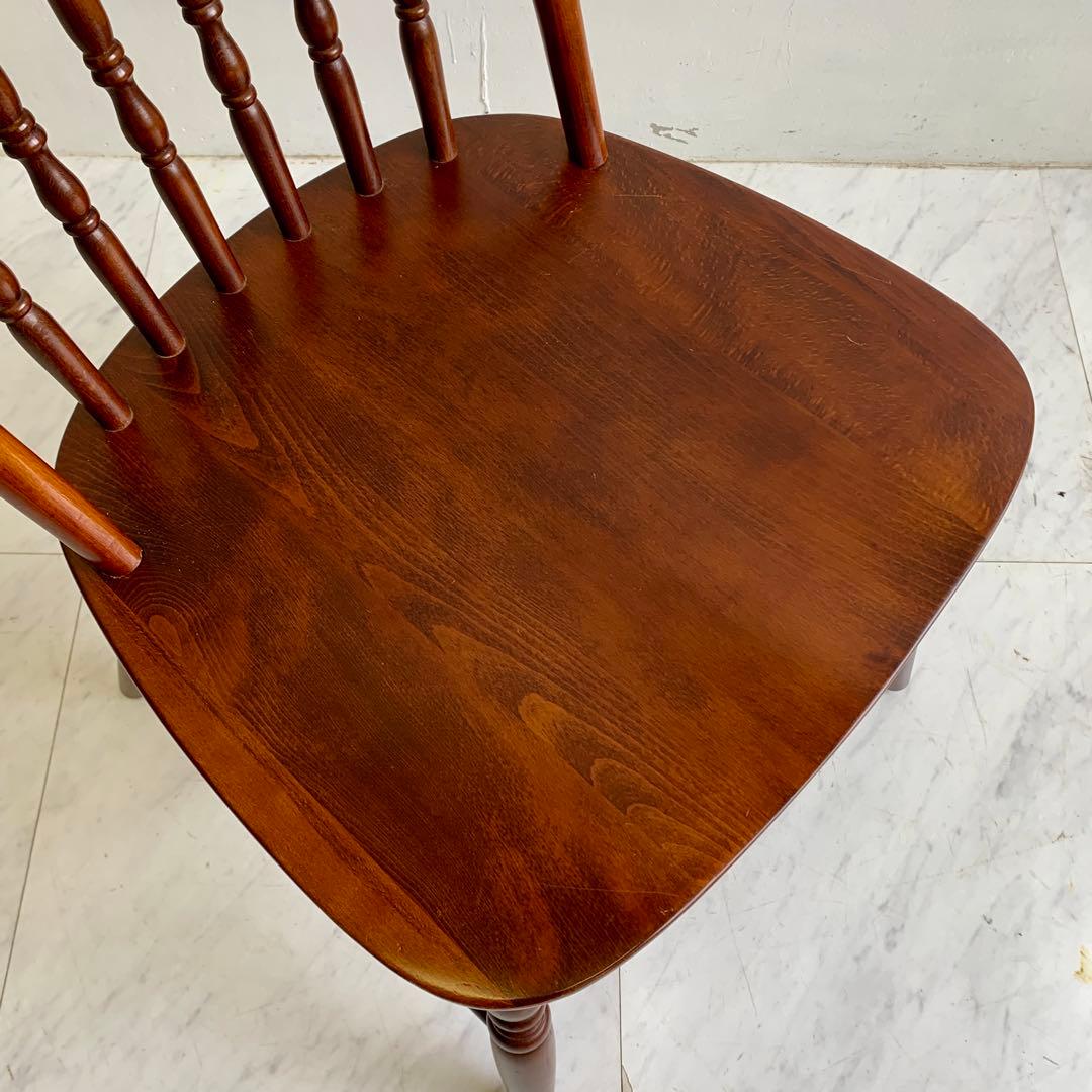 【柏木工】ウィンザーチェア／ダイニングチェア／飛騨家具 ④