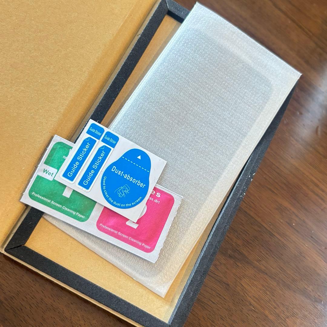 iPhone12 パープル 本体/EarPods/黒縁ガラスフィルム 3点セット