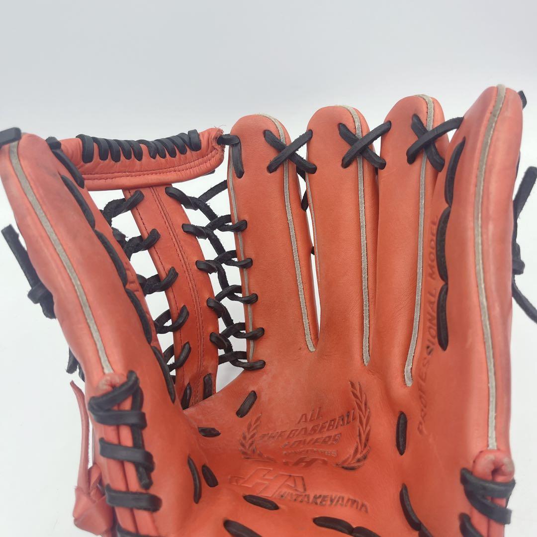 ハタケヤマ　軟式外野用　グローブHATAKEYAMA ブラウン