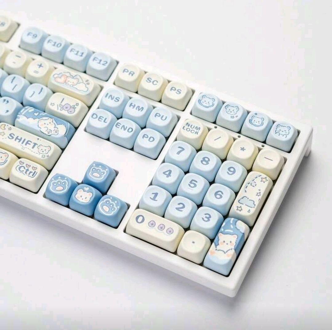 メカニカルキーボード　108KEY、青軸、US配列