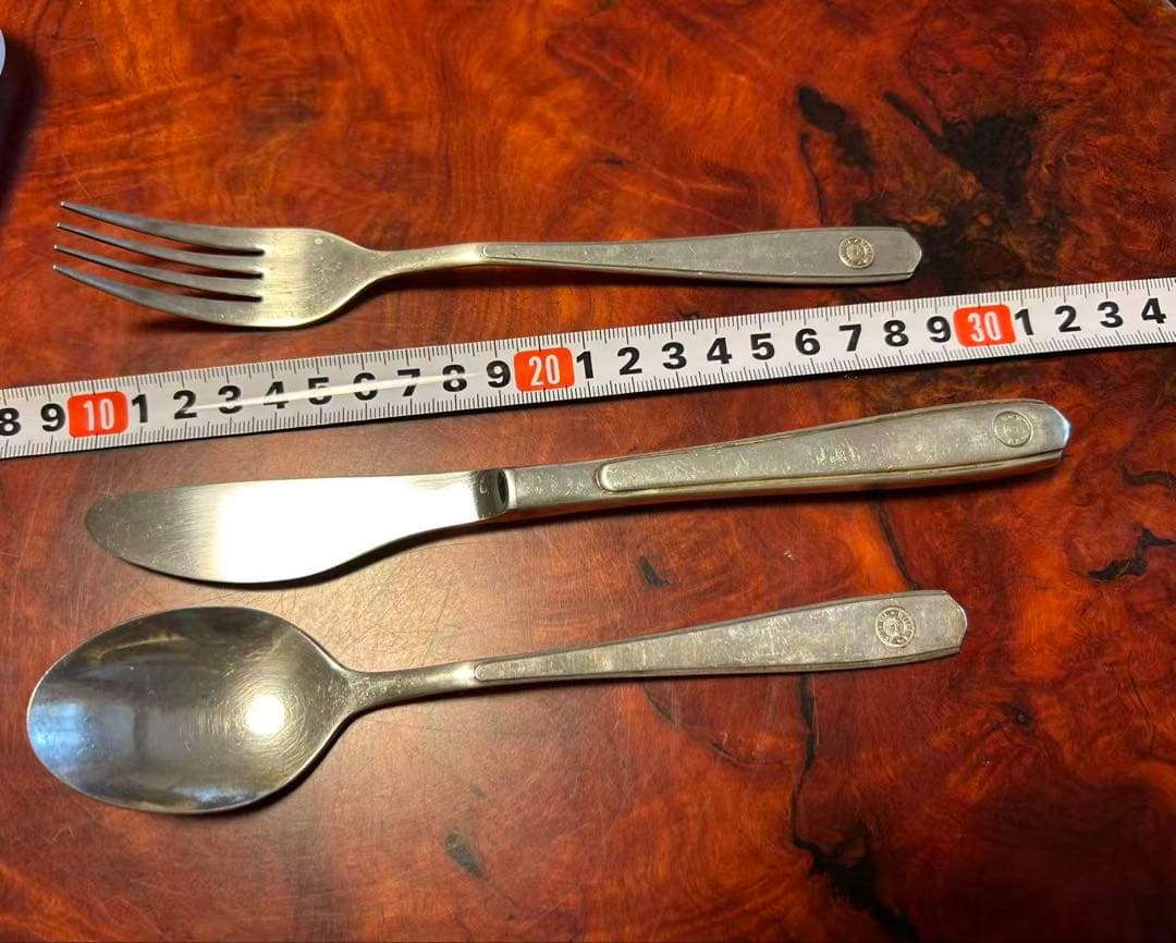 値下げ❗️銀製　カトラリーセット (1セットの価額) フォーク・ナイフ・スプーン