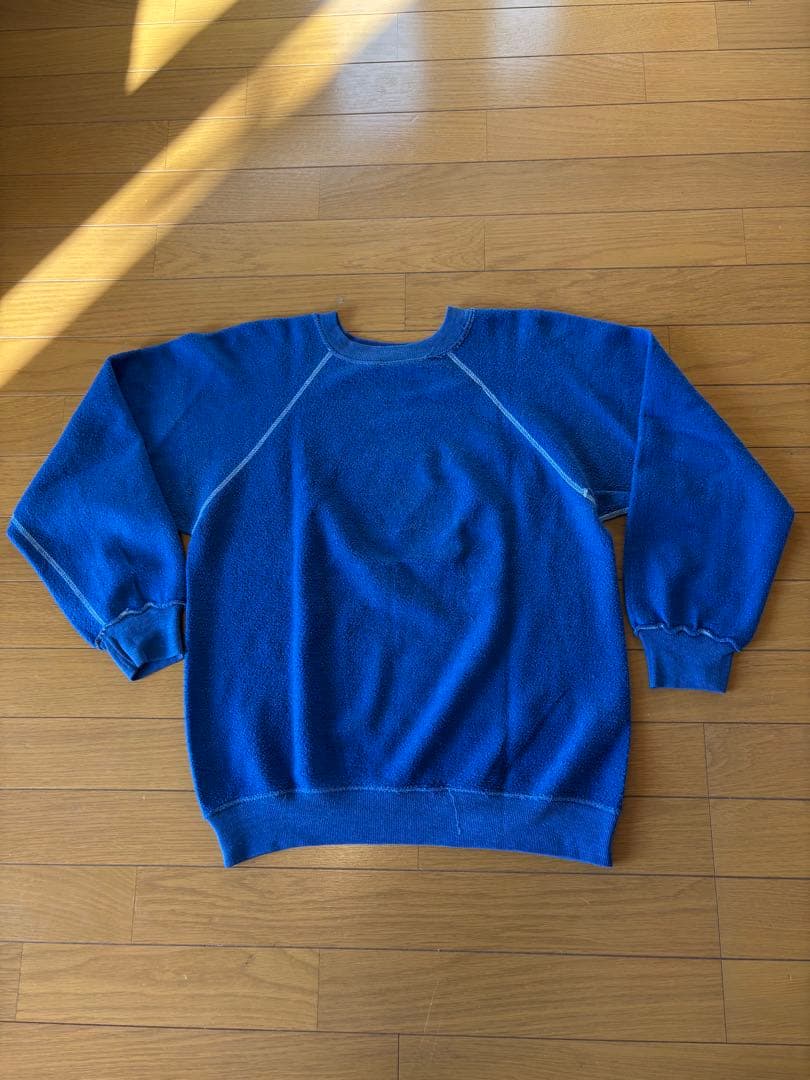 70s ヴィンテージスウェット カラーフロッキー カンザス大学 ビンスエ