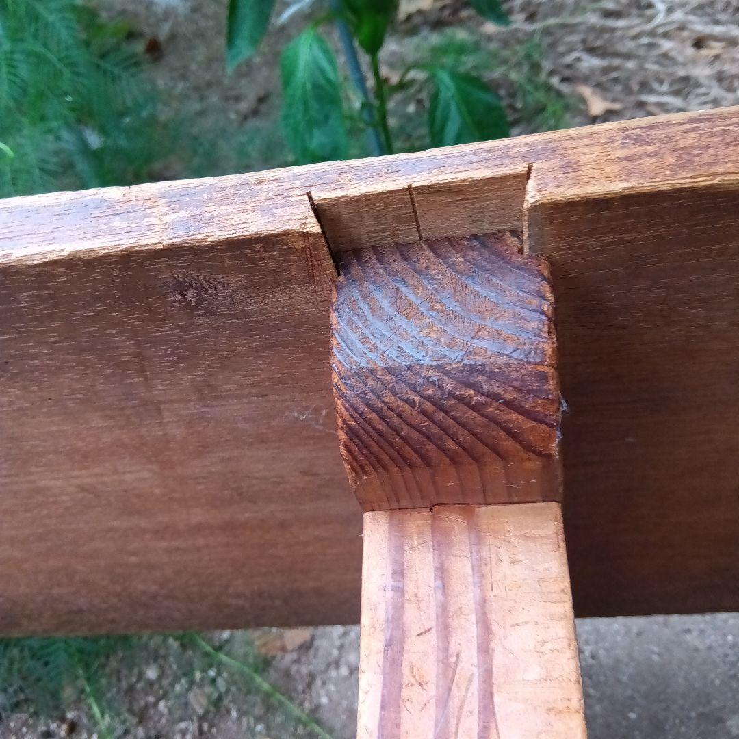 送料無料　昭和のそろばん塾の文机 長机　木製シンプルテーブル