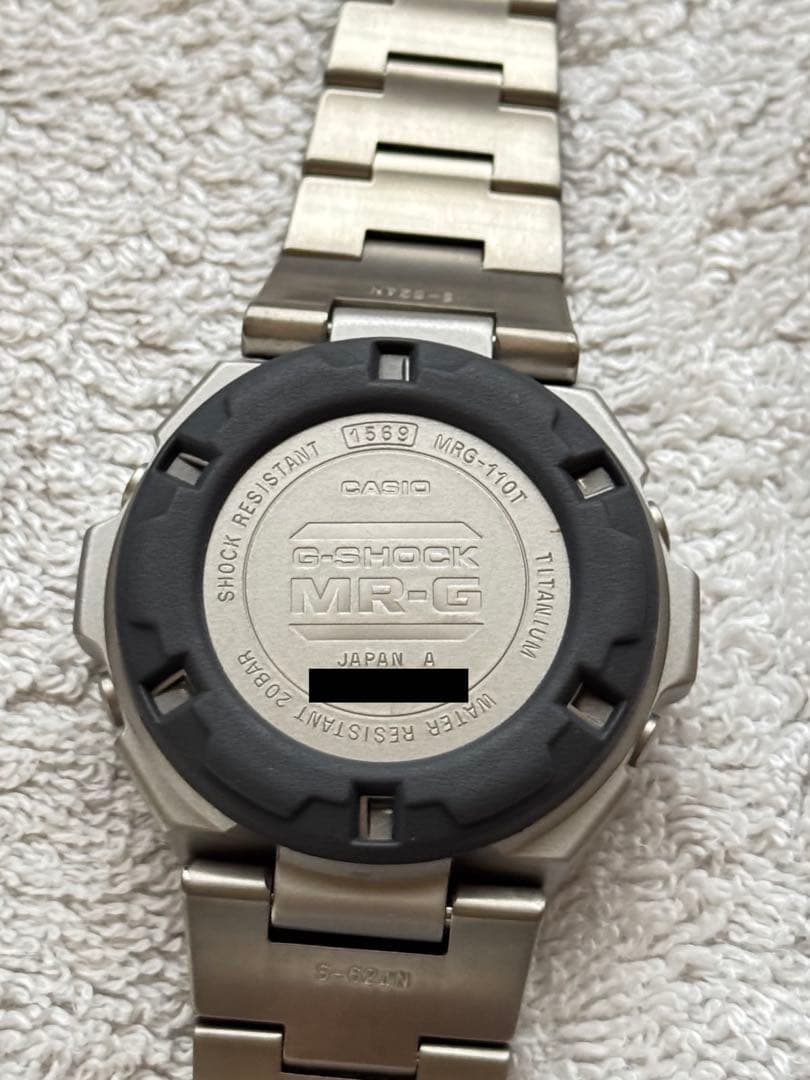 【未使用・箱/保証書付】カシオMRG-110T初代角型フルチタンGショック