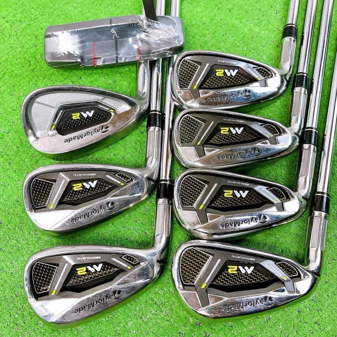 貴重レフティ メンズ テーラーメイド M2 ゴルフクラブセット 左打ち11本