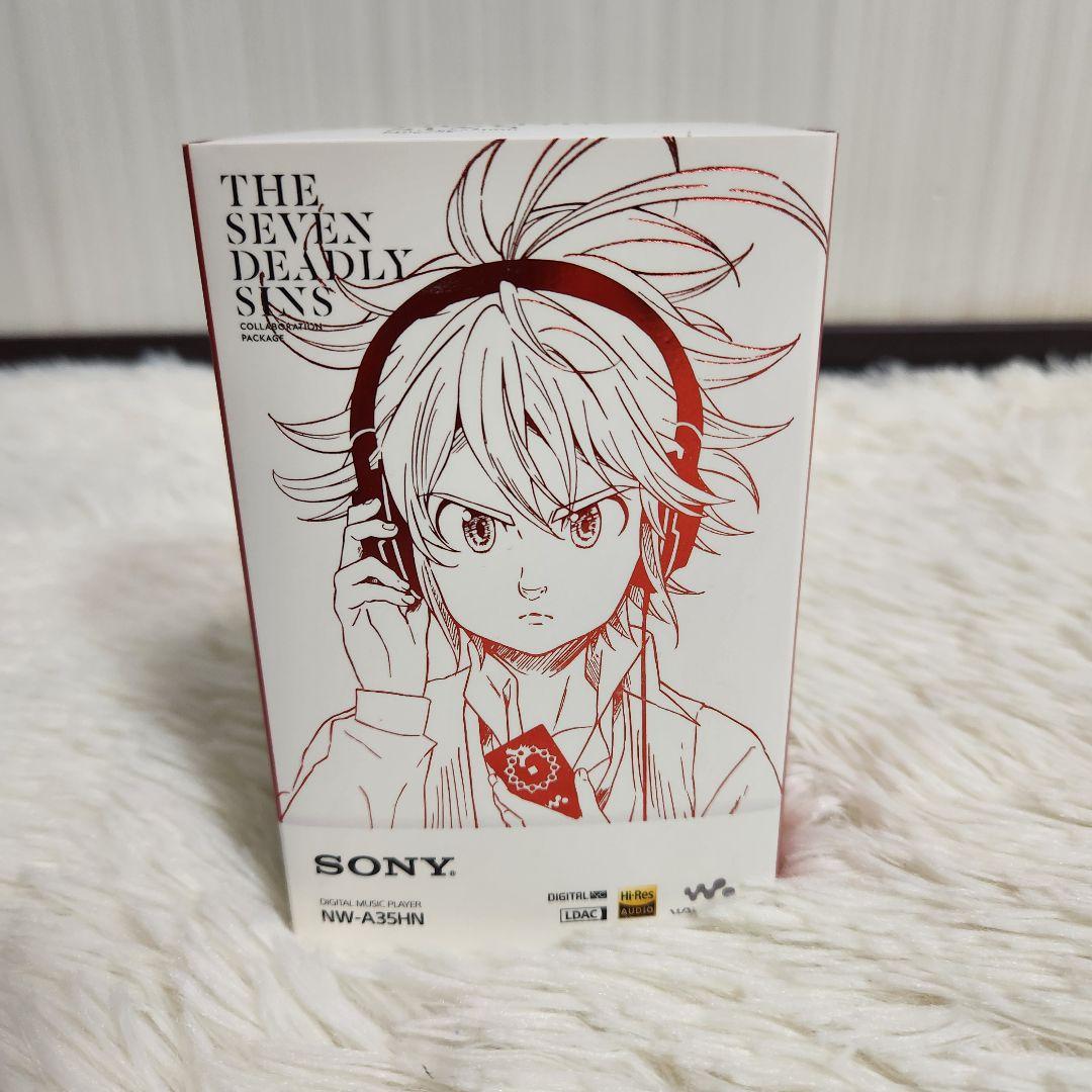 【ほぼ新品♪入手困難！】ウォークマン 七つの大罪 メリオダス NW-A35HN