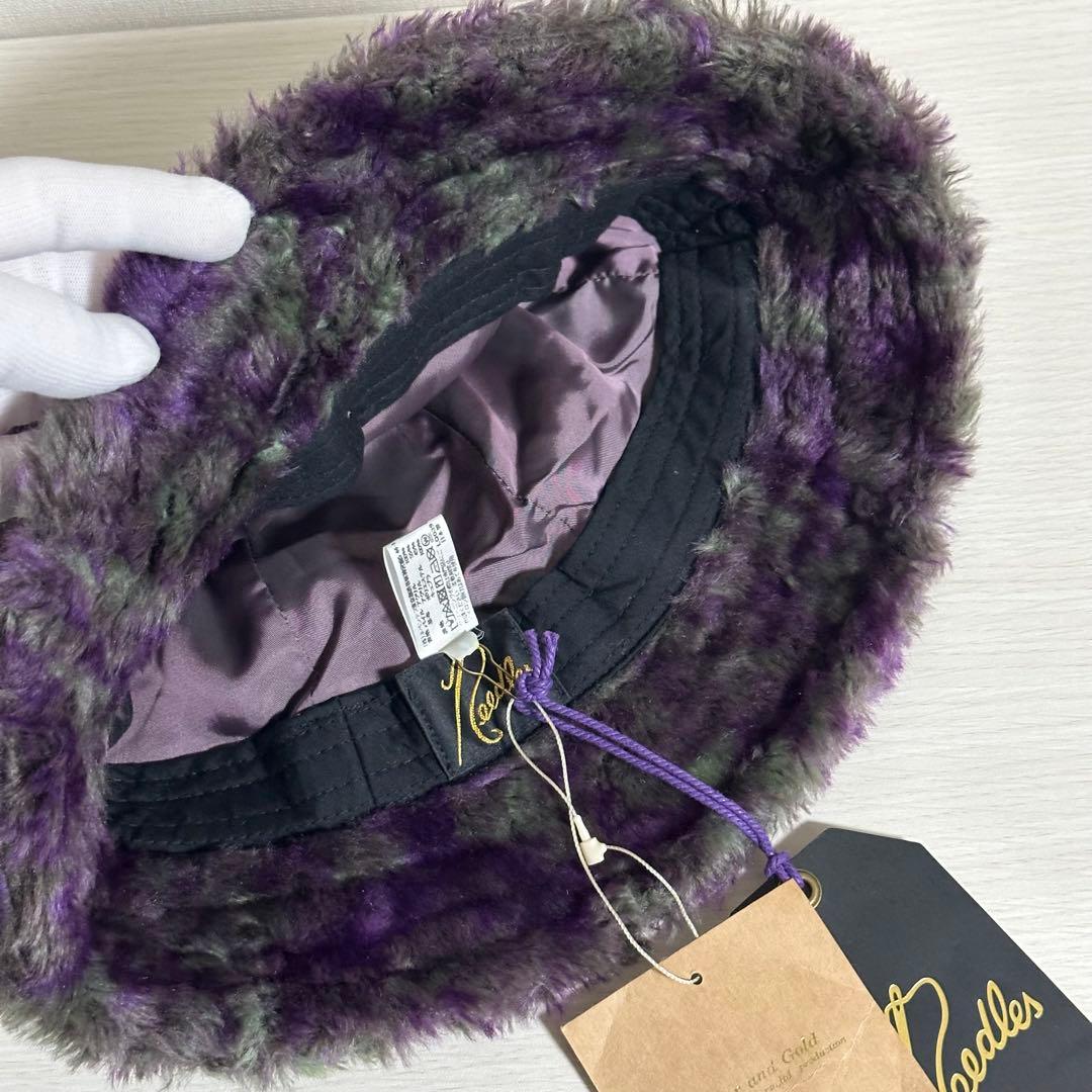 美品✨タグ付き/Needles/ニードルス/ファーバケットハット/アクリル