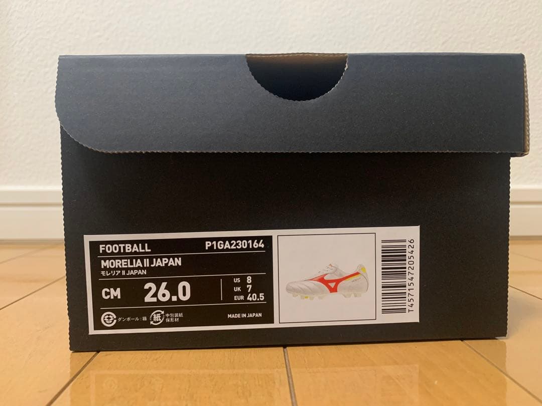 新品　超激レア　限定カラー　ミズノ　モレリア　2 JAPAN 26cm