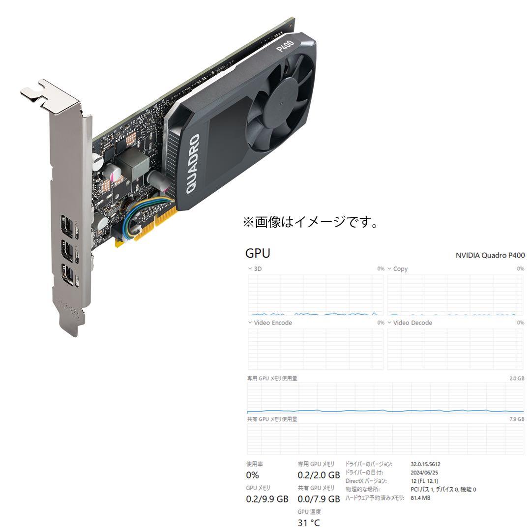 ワークステーション HP Z2 Tower G4 Xeon E-2144G QuadroP400