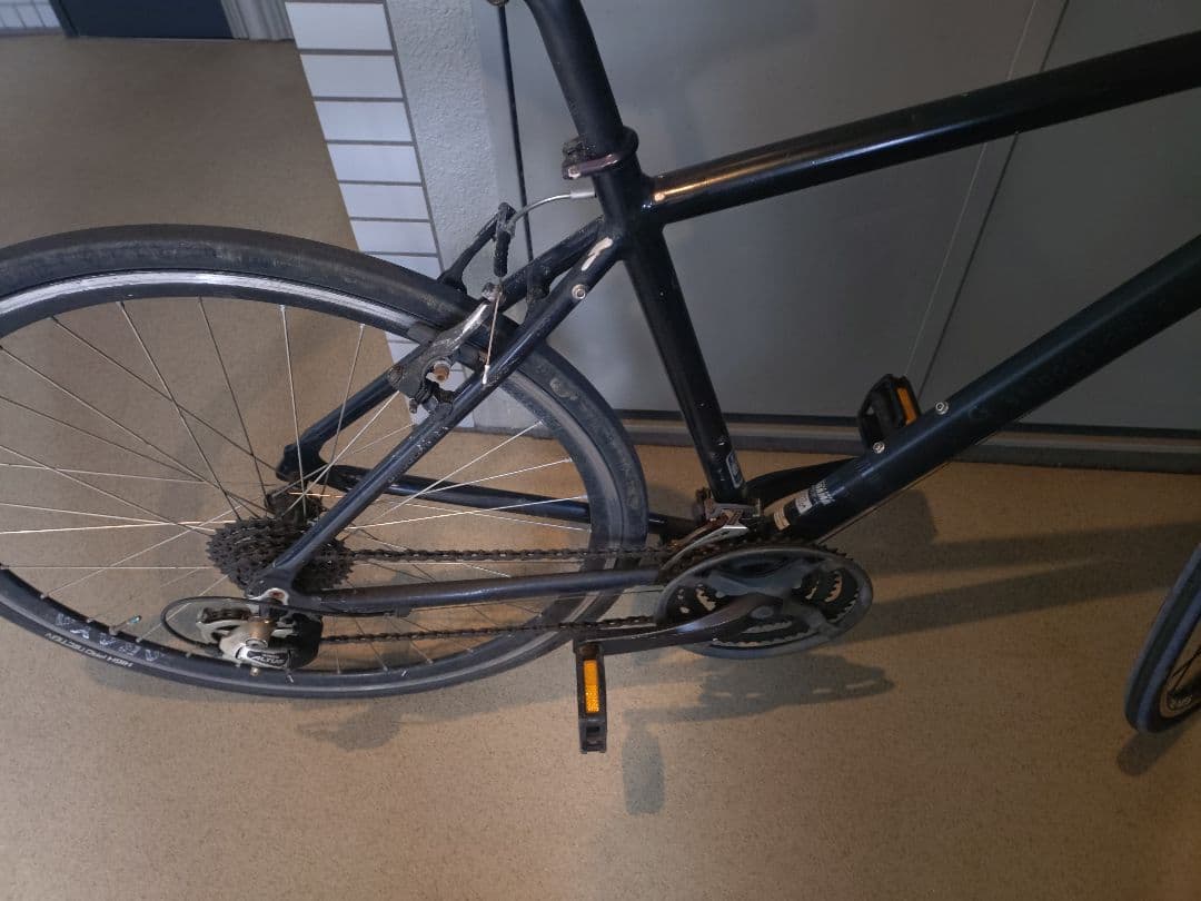 クロスバイク 黒 スポーツサドル　ブリジストン　グリーンレーベル　24