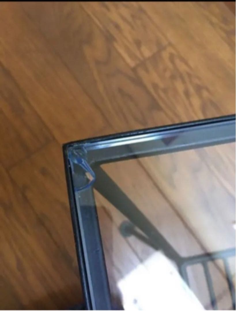 【送料込へ変更しました】unico EDDY ガラステーブル