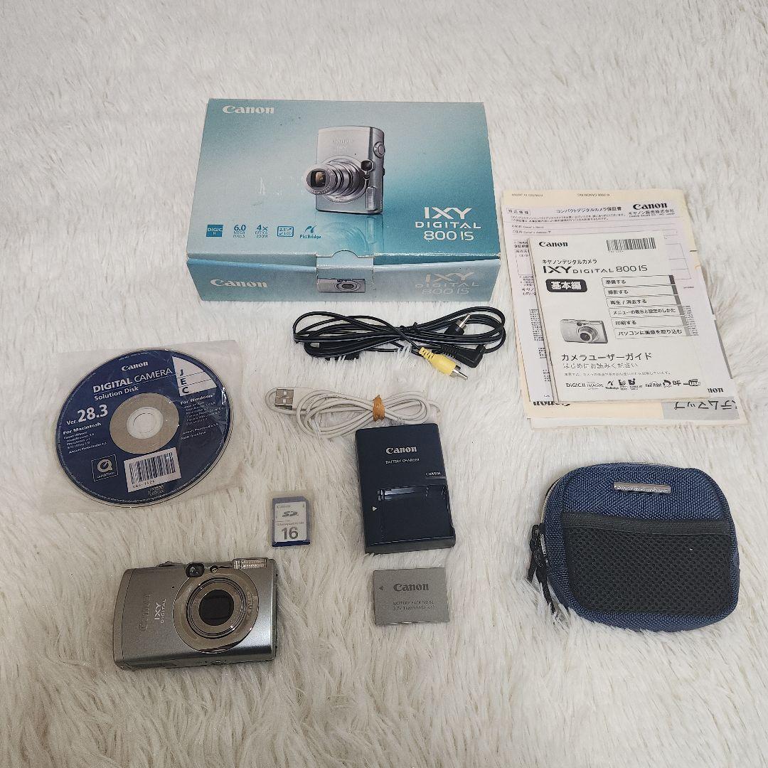 美品 箱付き Canon IXY DIGITAL 800IS デジカメ