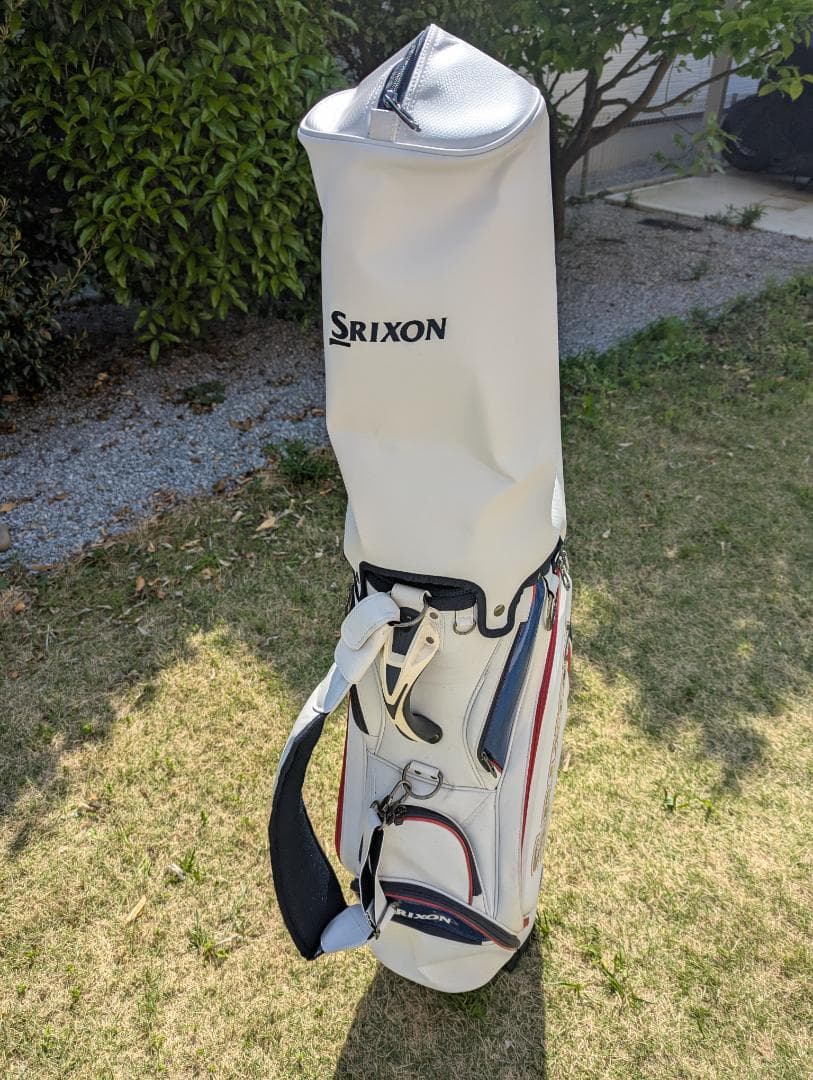 Srixon キャディバッグ ホワイト・レッド・ブルー