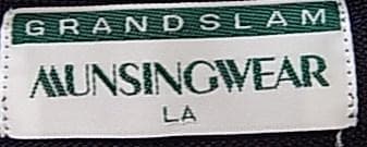 33660　マンシングウエア　メンズ　ポロシャツ　紺色　サイズLA