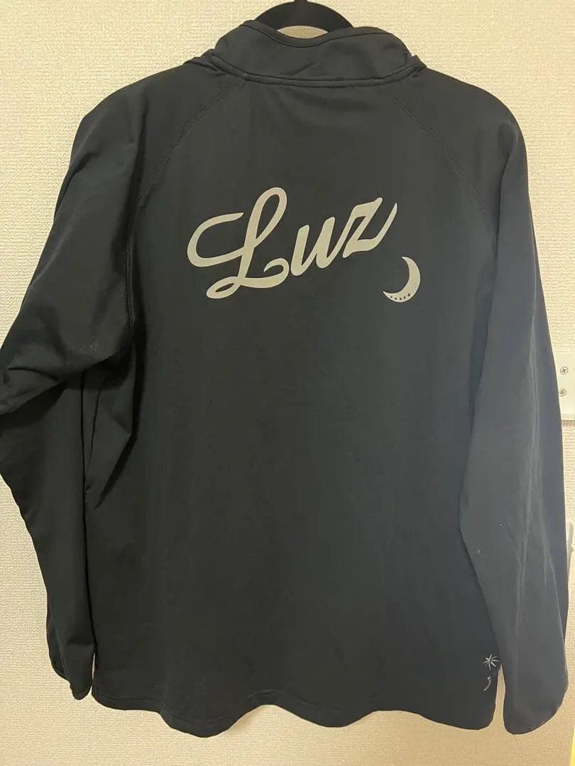 ルースイソンブラ ハーフジップ ブラック Lサイズ