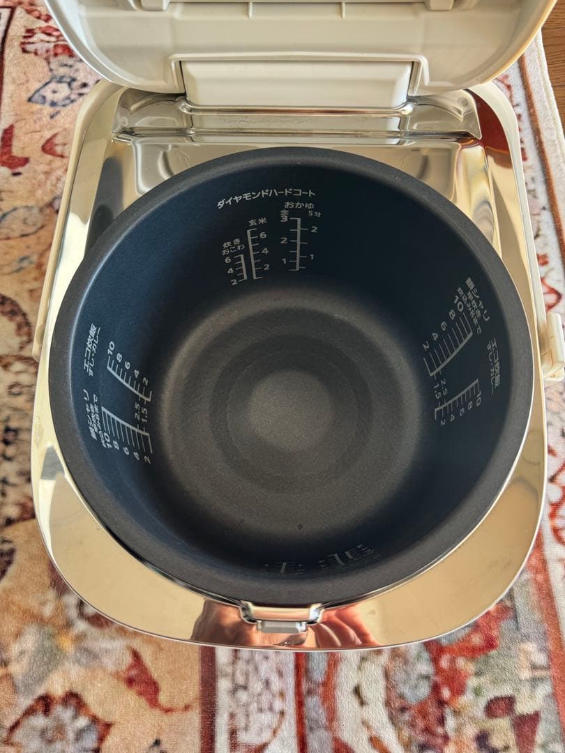 Panasonic ダイヤモンドフッ素加工釜SR-HB184 炊飯器 1.8L