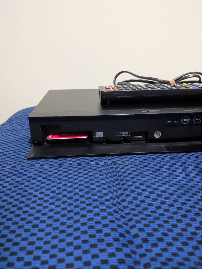 SHARP ブルーレイレコーダー ブラック