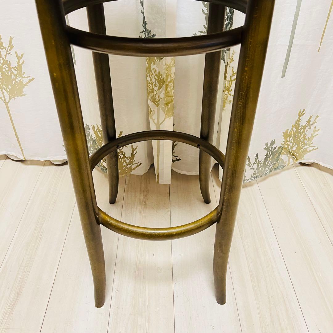 【秋田木工】　ベントウッドチェアー　曲木　ハイチェア