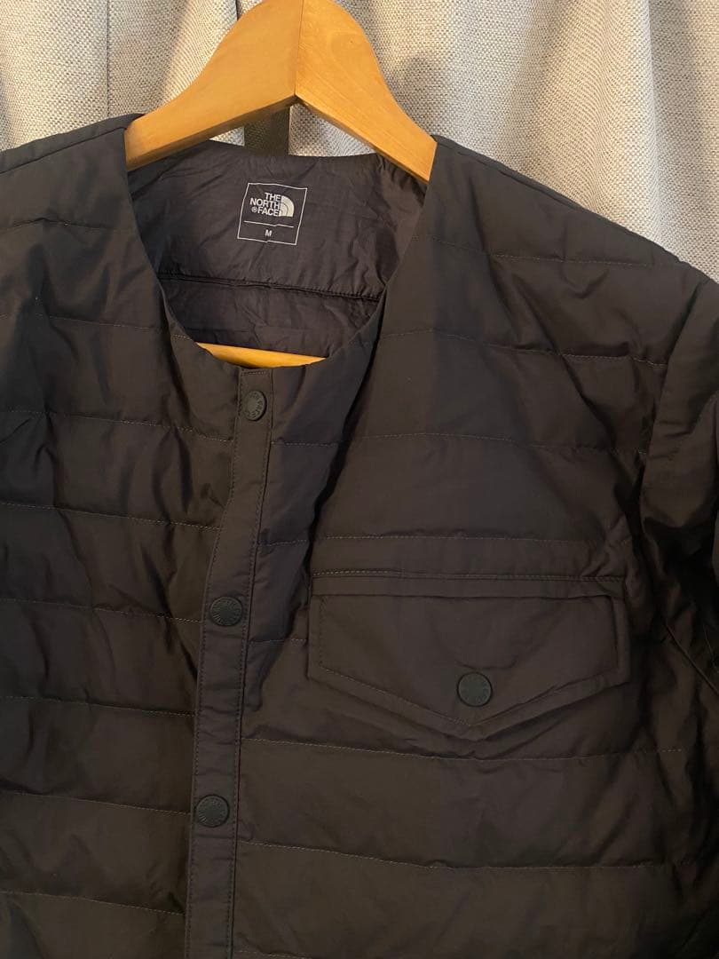 【ほぼ未使用】ノースフェイス　インナーダウン　ダークグレー　M