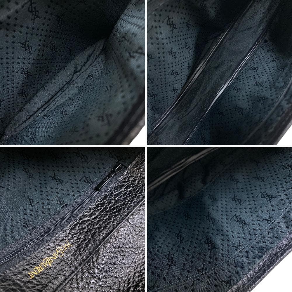 激レア 極美品 イヴサンローラン ショルダーバッグ オールレザー ヴィンテージ