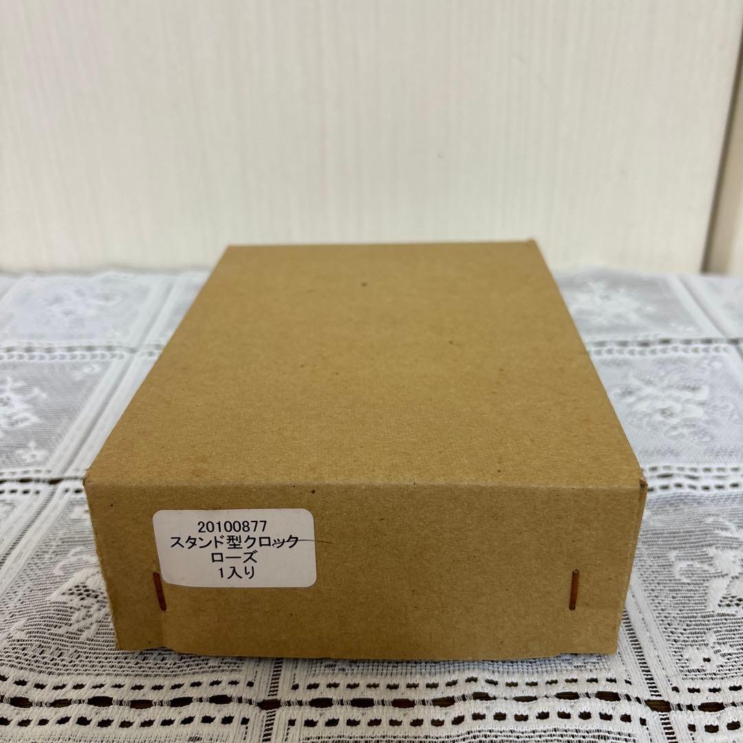 マニーローズ　陶器製スタンド型クロック