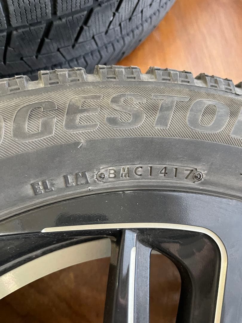 【送料込】ブリジストン スタッドレスタイヤ ホイールセット17インチ　オデッセイ