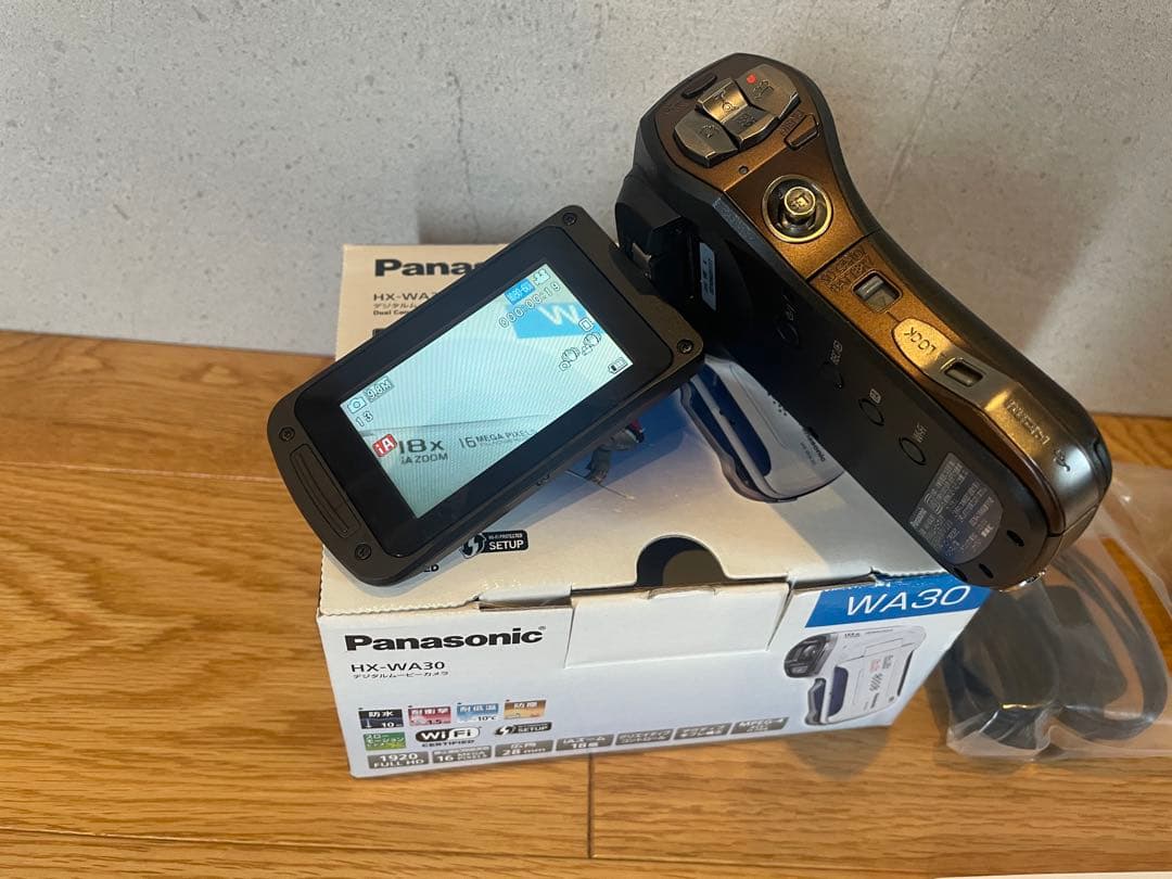 Panasonic HX-WA30 デジタルムービーカメラ【付属品全て有】