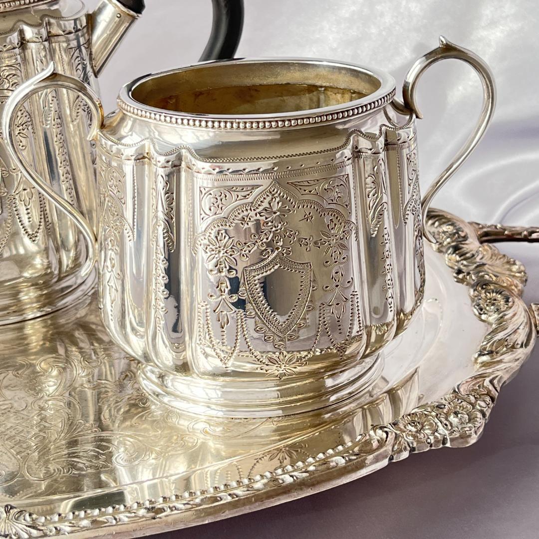 【Joseph Rodgers】 エドワーディアンのティーセット