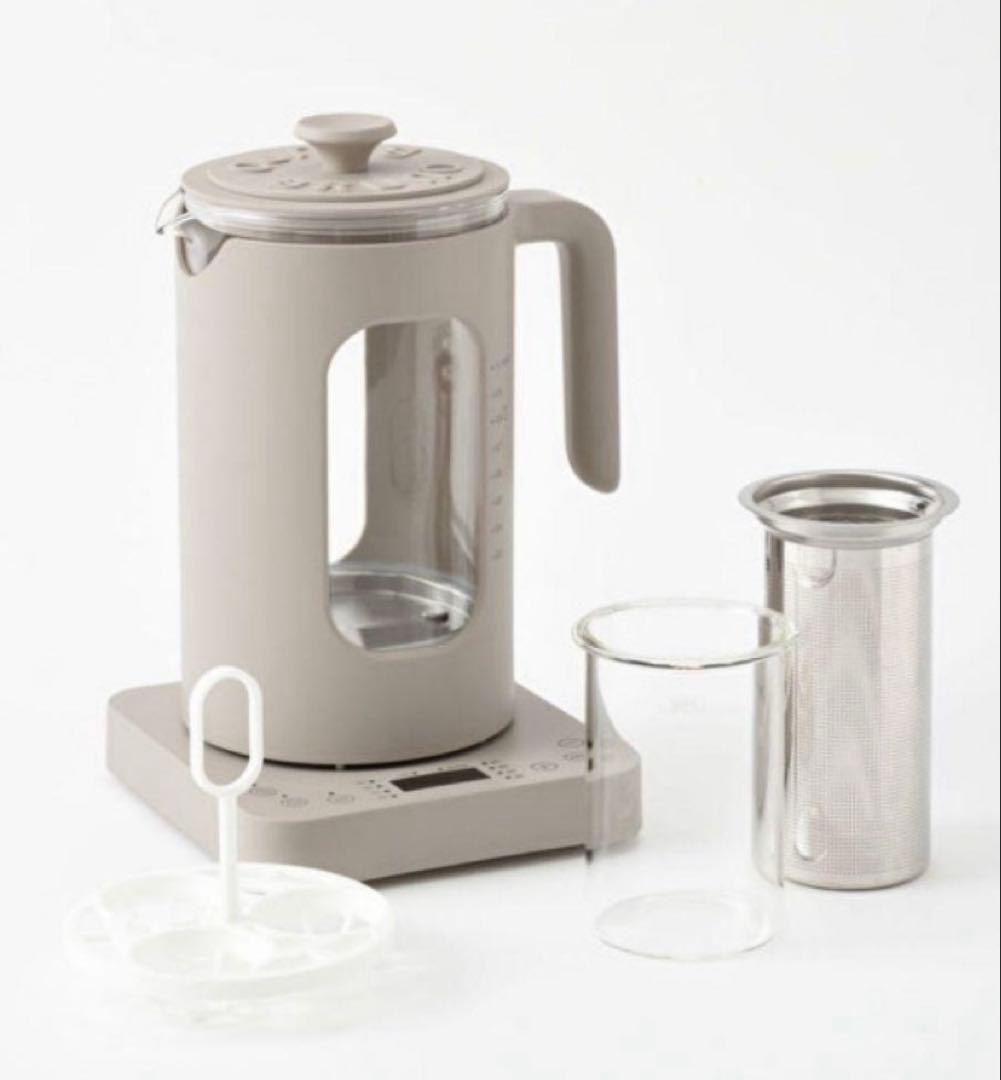 zuki様美品 BRUNO マルチケトル　温度調節　ウォームグレー 湯沸かし