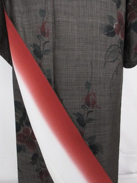 未着用に近い！都喜エ門＊藤絹織物＊７マルキ＊本場大島紬＊着物＊１６７ｃｍ＊裄６６