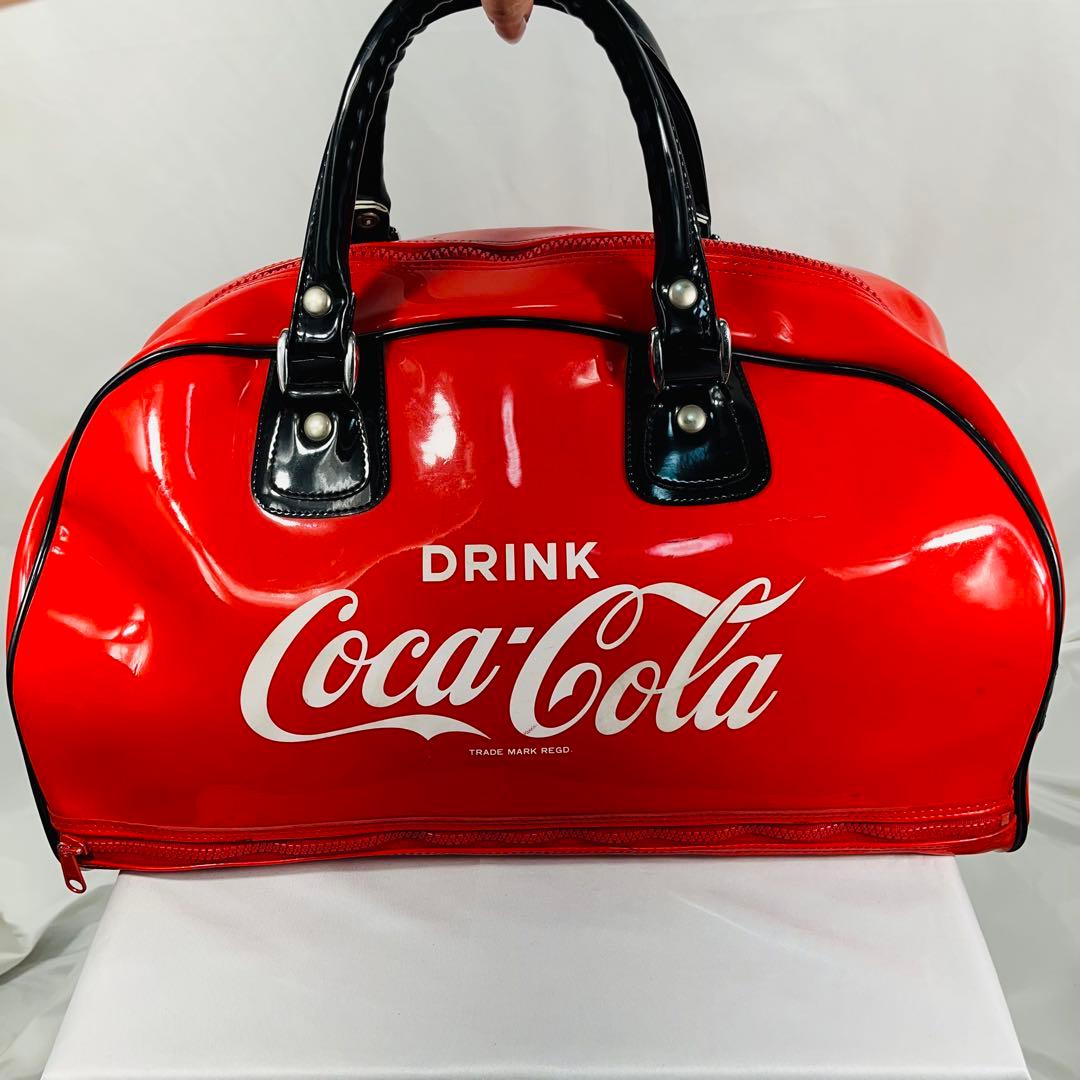 Coca-Cola ボストンバッグ エナメルスポーツバッグ　ヴィンテージ