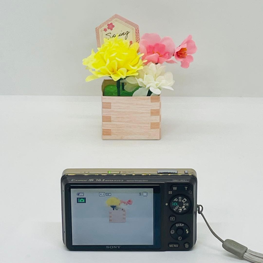 SONY ソニー　コンパクトデジタルカメラ　DSC-WX1 ゴールド