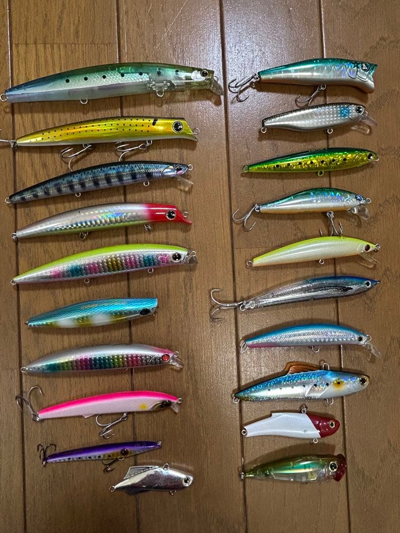 6*6様 シーバスルアー20個セット　まとめ売り　ブルーブルー　ダイワ　アイマ他