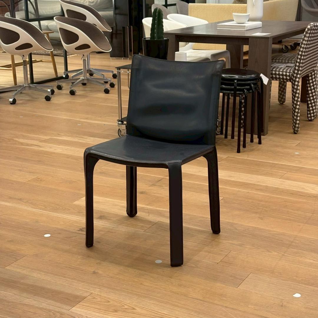 カッシーナ　キャブチェア　アームレス　レザー　CAB　cassina　B