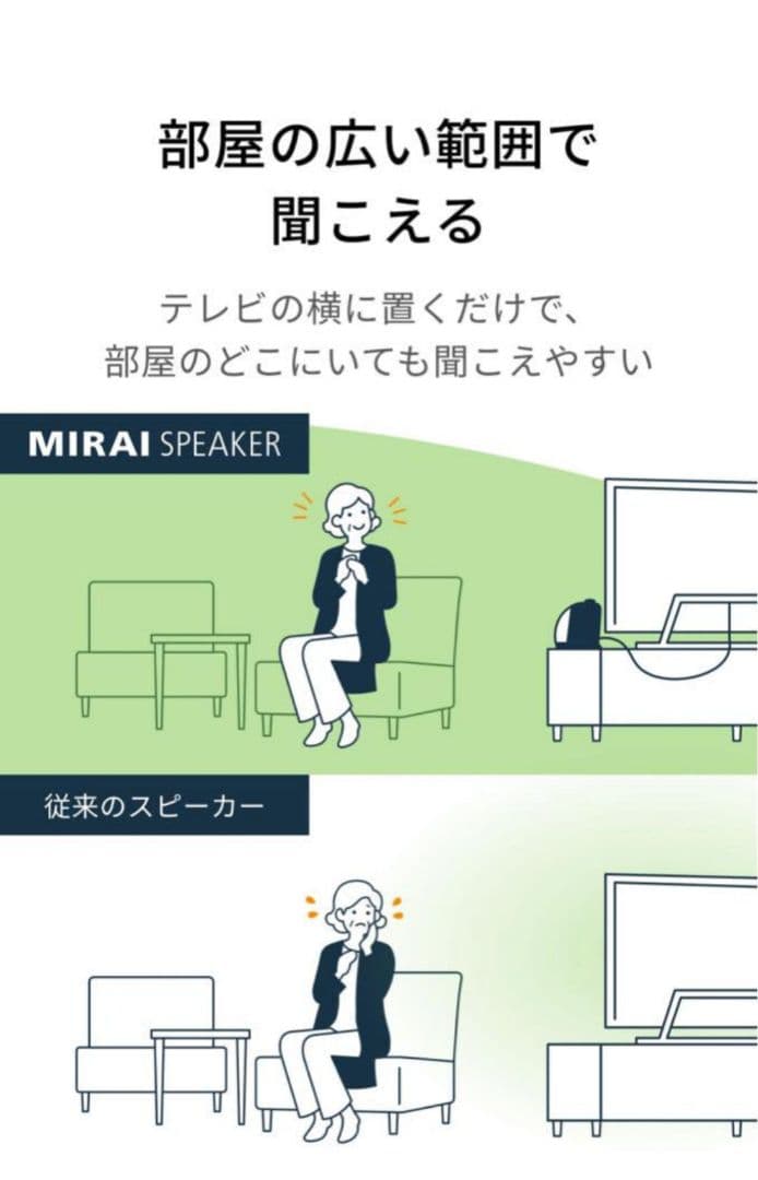 美品　MIRAI SPEAKER  SF-MIRAIS5